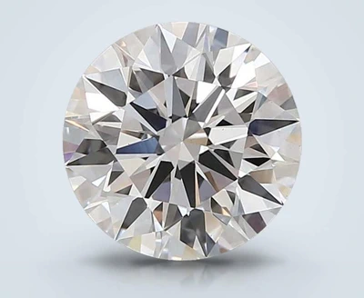 3.03ct F VS1 Rare Carat Ideal Cut Round Lab Grown Diamond