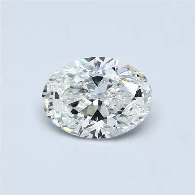 3.01ct H SI1 Rare Carat Ideal Cut Oval Diamond