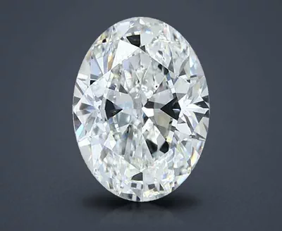 3.01ct H SI1 Rare Carat Ideal Cut Oval Diamond