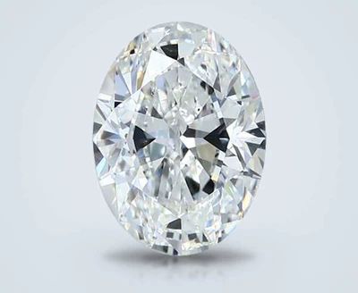 3.01ct H SI1 Rare Carat Ideal Cut Oval Diamond
