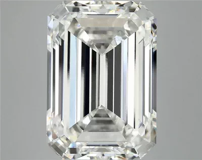 12.68ct F VVS2 Rare Carat Ideal Cut Emerald Lab Grown Diamond