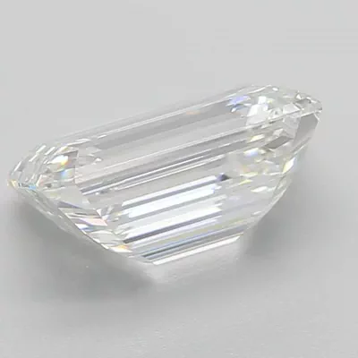1.55ct F VVS2 Rare Carat Ideal Cut Emerald Lab Grown Diamond