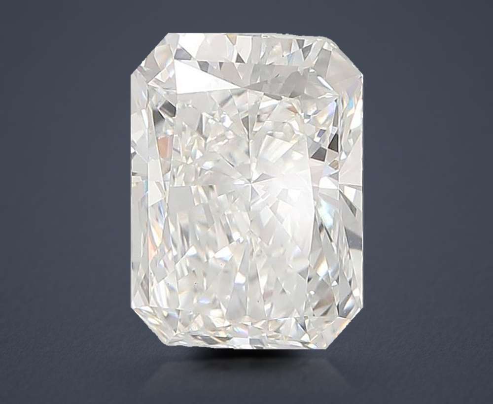 9.06ct G VS1 Rare Carat Ideal Cut Radiant Lab Grown Diamond