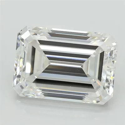 4.01ct E VS1 Excellent Cut Emerald Lab Grown Diamond