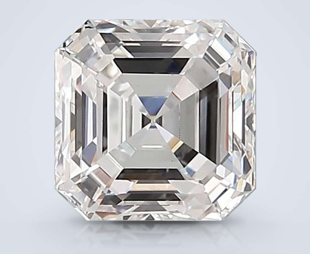 2.05ct F VS1 Rare Carat Ideal Cut Asscher Lab Grown Diamond