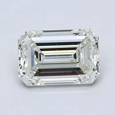 1.05ct J VS2 Rare Carat Ideal Cut Emerald Diamond
