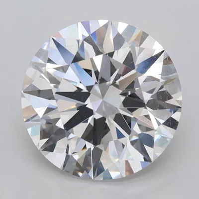 3.58ct E VVS2 Rare Carat Ideal Cut Round Lab Grown Diamond