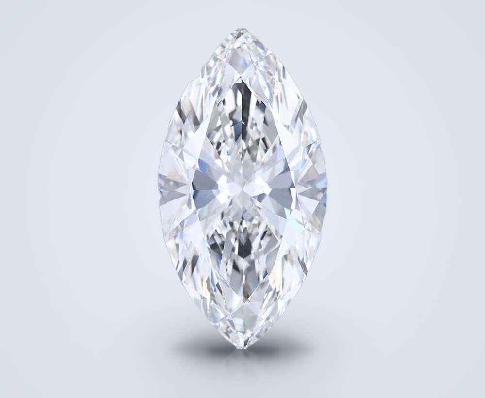 12.01ct F VVS2 Rare Carat Ideal Cut Marquise Lab Grown Diamond