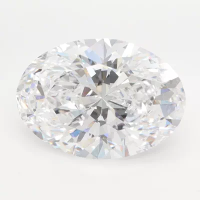 4.09ct D VVS2 Rare Carat Ideal Cut Oval Lab Grown Diamond