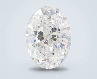 4.09ct D VVS2 Rare Carat Ideal Cut Oval Lab Grown Diamond
