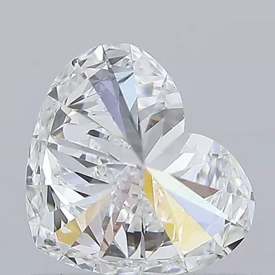 0.87ct D VVS2 Rare Carat Ideal Cut Heart Lab Grown Diamond