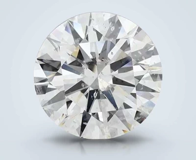 3.02ct E SI2 Rare Carat Ideal Cut Round Diamond