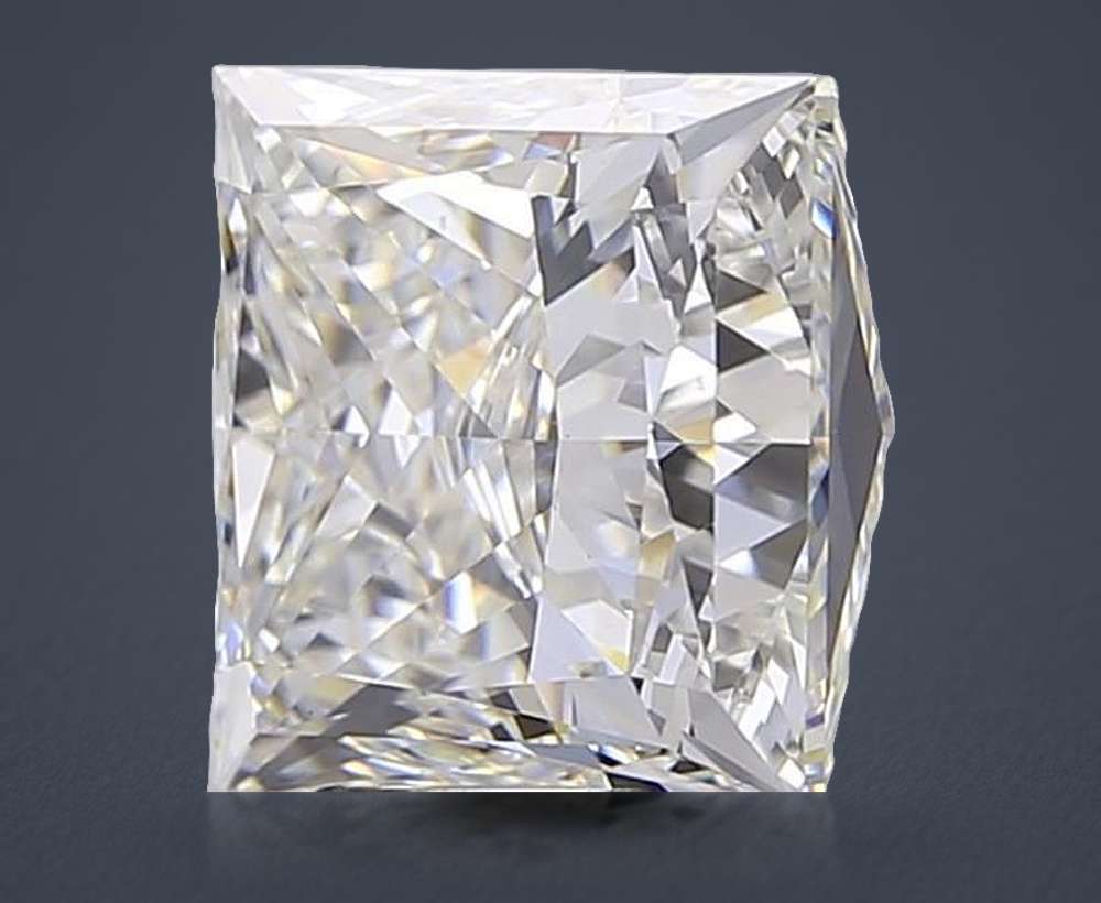 6.02ct G VS1 Rare Carat Ideal Cut Princess Lab Grown Diamond
