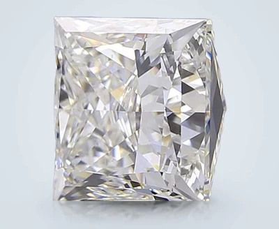 6.02ct G VS1 Rare Carat Ideal Cut Princess Lab Grown Diamond