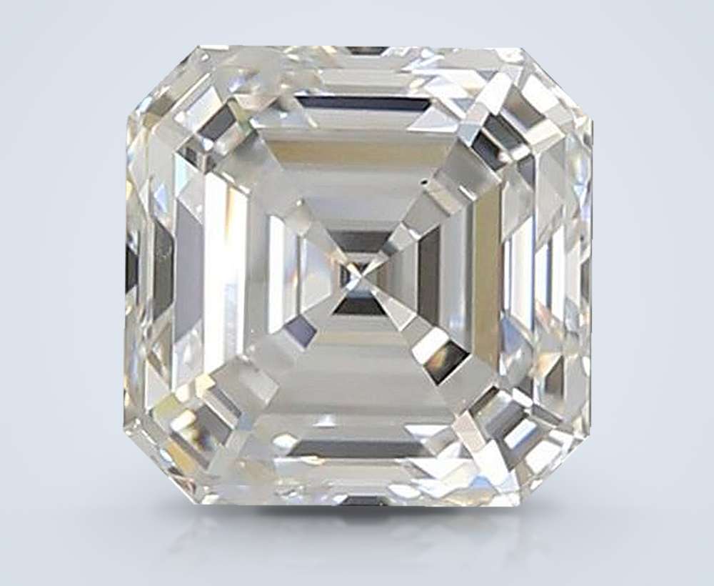 1.97ct E VS1 Rare Carat Ideal Cut Asscher Lab Grown Diamond