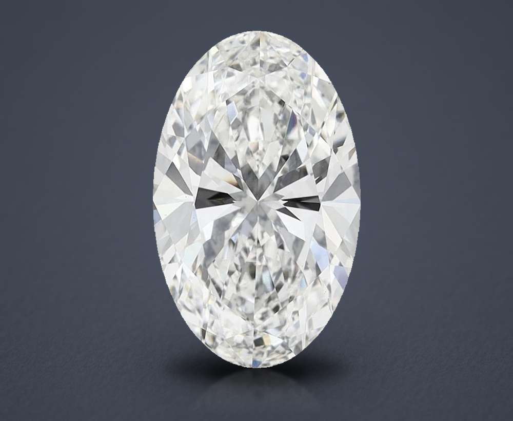 16.02ct H VS1 Very Good Cut Oval Lab Grown Diamond
