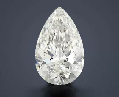 12.20ct F VVS2 Rare Carat Ideal Cut Pear Lab Grown Diamond