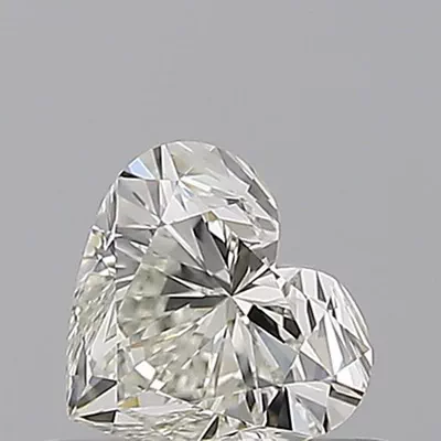 0.53ct J VVS1 Rare Carat Ideal Cut Heart Diamond