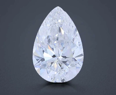 0.94ct E VS2 Rare Carat Ideal Cut Pear Lab Grown Diamond