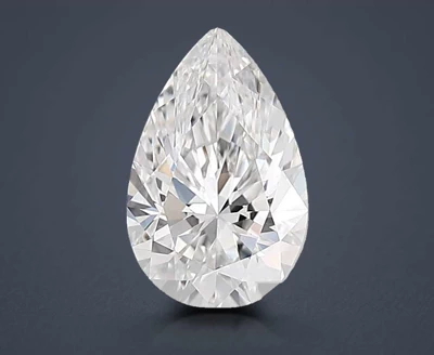 2.12ct D VVS2 Rare Carat Ideal Cut Pear Lab Grown Diamond