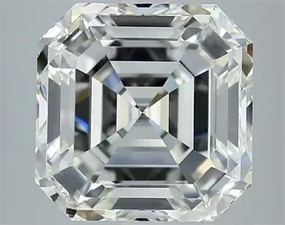 7.01ct I VVS1 Rare Carat Ideal Cut Asscher Diamond