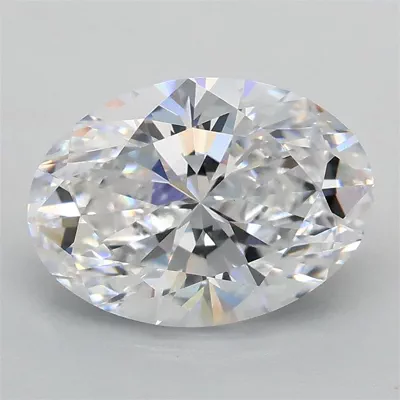 2.02ct D VS1 Rare Carat Ideal Cut Oval Lab Grown Diamond