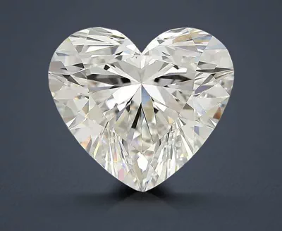 4.55ct F VVS2 Rare Carat Ideal Cut Heart Lab Grown Diamond