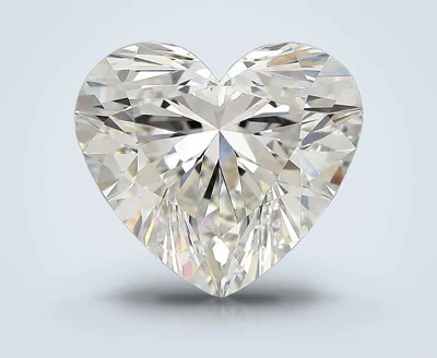 4.55ct F VVS2 Rare Carat Ideal Cut Heart Lab Grown Diamond