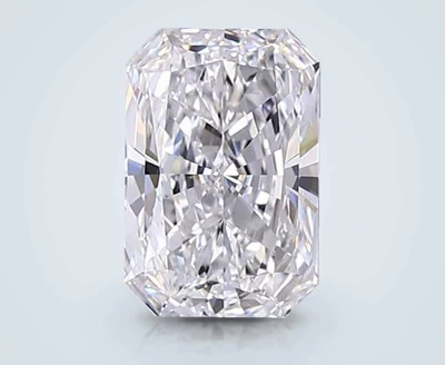 3.02ct E VVS2 Rare Carat Ideal Cut Radiant Lab Grown Diamond