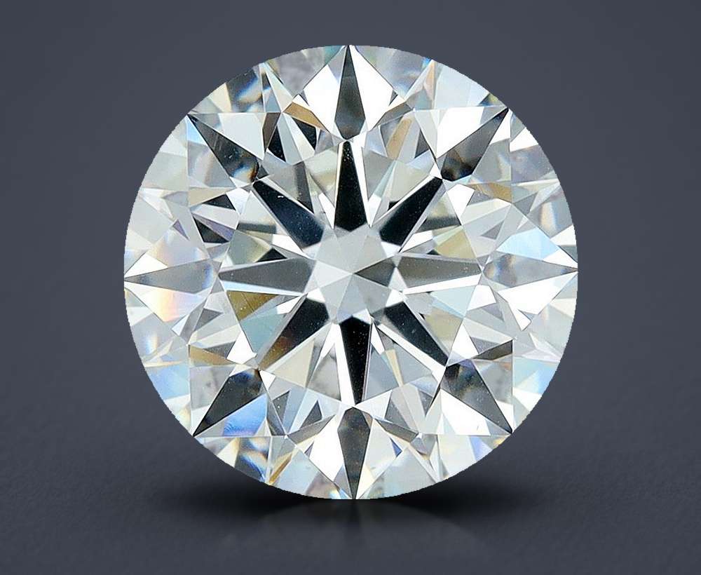 4.03ct I VS2 Rare Carat Ideal Cut Round Diamond