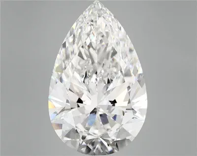 12.05ct F VVS2 Rare Carat Ideal Cut Pear Lab Grown Diamond