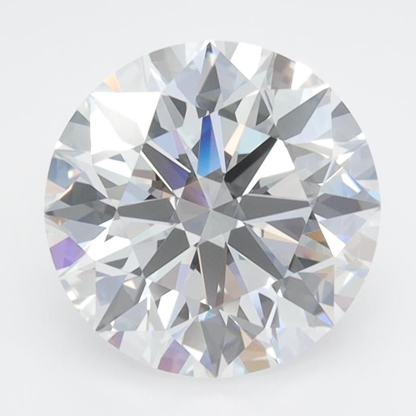 3.06ct D VVS2 Rare Carat Ideal Cut Round Lab Grown Diamond