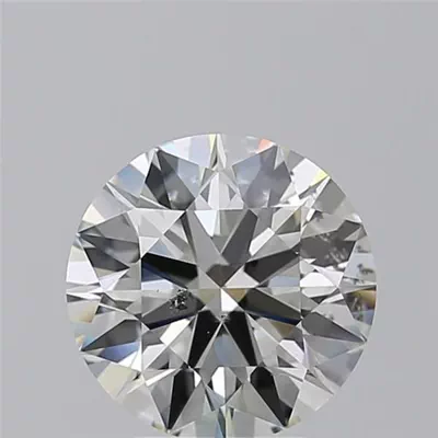3.16ct H SI2 Rare Carat Ideal Cut Round Diamond