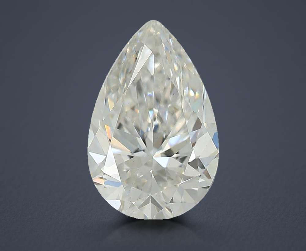 1.06ct E VS2 Rare Carat Ideal Cut Pear Lab Grown Diamond