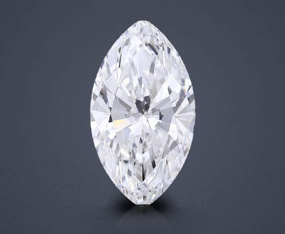 7.84ct F VS2 Rare Carat Ideal Cut Marquise Lab Grown Diamond