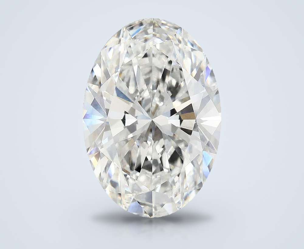 11.09ct E VS1 Rare Carat Ideal Cut Oval Lab Grown Diamond