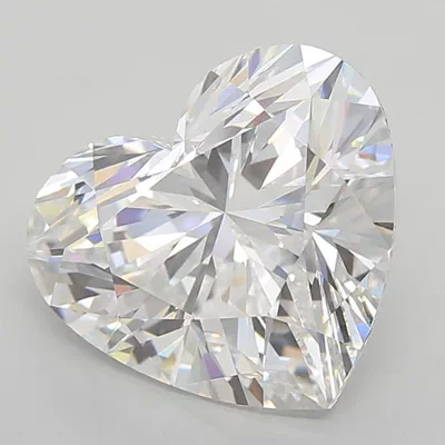 7.07ct E VS1 Rare Carat Ideal Cut Heart Lab Grown Diamond