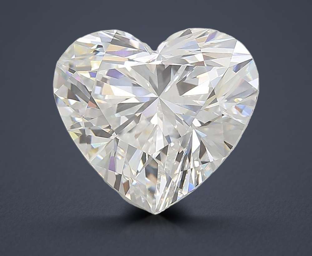 7.07ct E VS1 Rare Carat Ideal Cut Heart Lab Grown Diamond