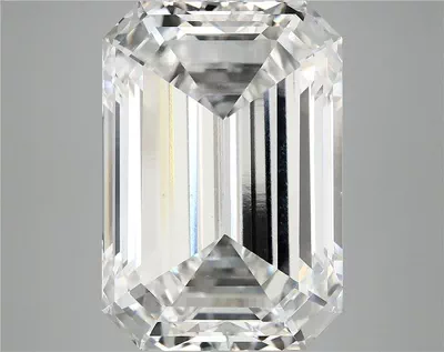 14.10ct F VS1 Rare Carat Ideal Cut Emerald Lab Grown Diamond