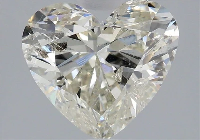 2.15ct J SI2 Rare Carat Ideal Cut Heart Diamond