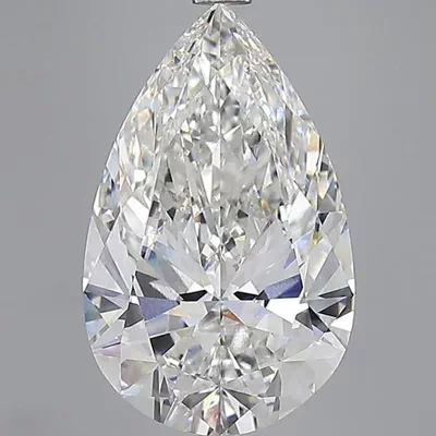 15.09ct F VVS2 Rare Carat Ideal Cut Pear Lab Grown Diamond