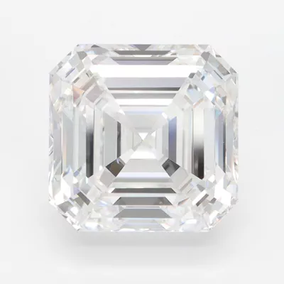 5.30ct E VVS1 Rare Carat Ideal Cut Asscher Lab Grown Diamond