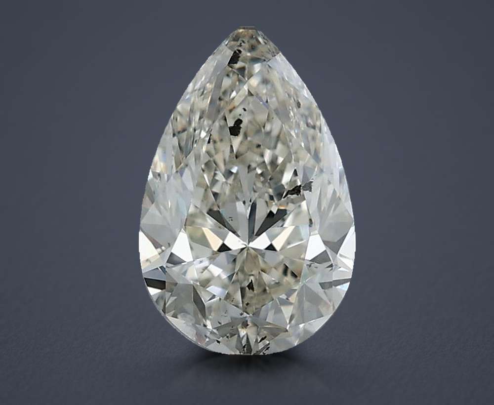 1.71ct H SI2 Very Good Cut Pear Diamond