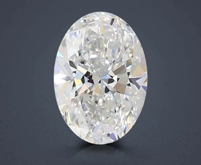 0.46ct D VVS1 Rare Carat Ideal Cut Oval Lab Grown Diamond