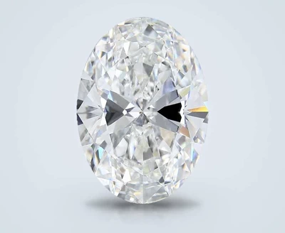 10.08ct F VVS2 Rare Carat Ideal Cut Oval Lab Grown Diamond