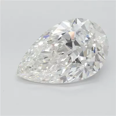 10.07ct F VS1 Rare Carat Ideal Cut Pear Lab Grown Diamond