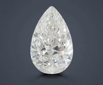 10.07ct F VS1 Rare Carat Ideal Cut Pear Lab Grown Diamond