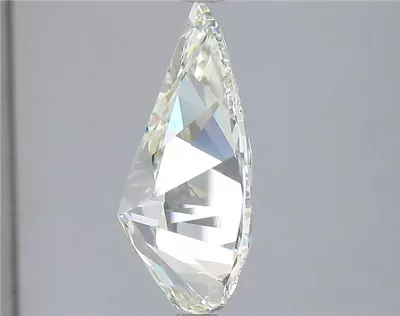 5.01ct K VS2 Rare Carat Ideal Cut Pear Diamond