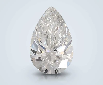 3.05ct F VS1 Rare Carat Ideal Cut Pear Lab Grown Diamond