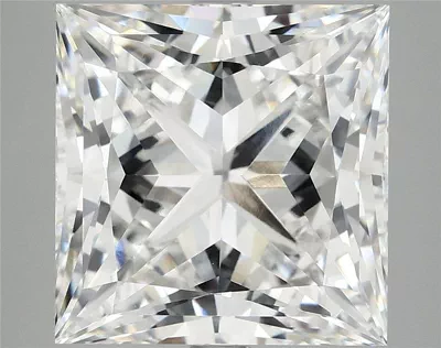 8.05ct E VVS2 Rare Carat Ideal Cut Princess Lab Grown Diamond